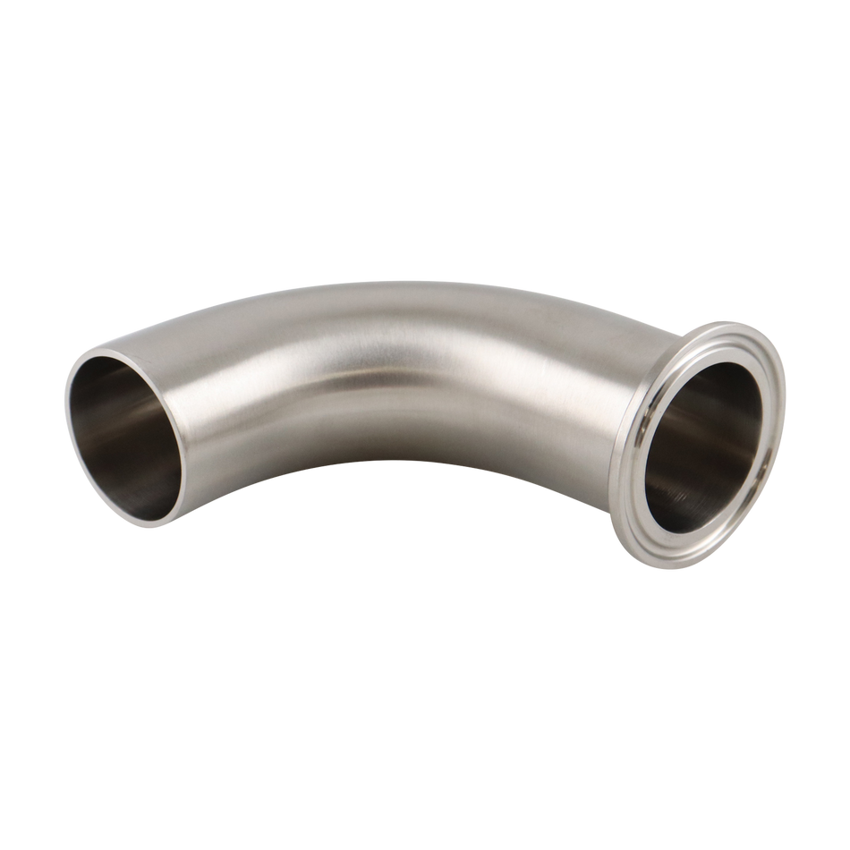 Sanitary 90 Degree Bend Weld End - Tri Clamp