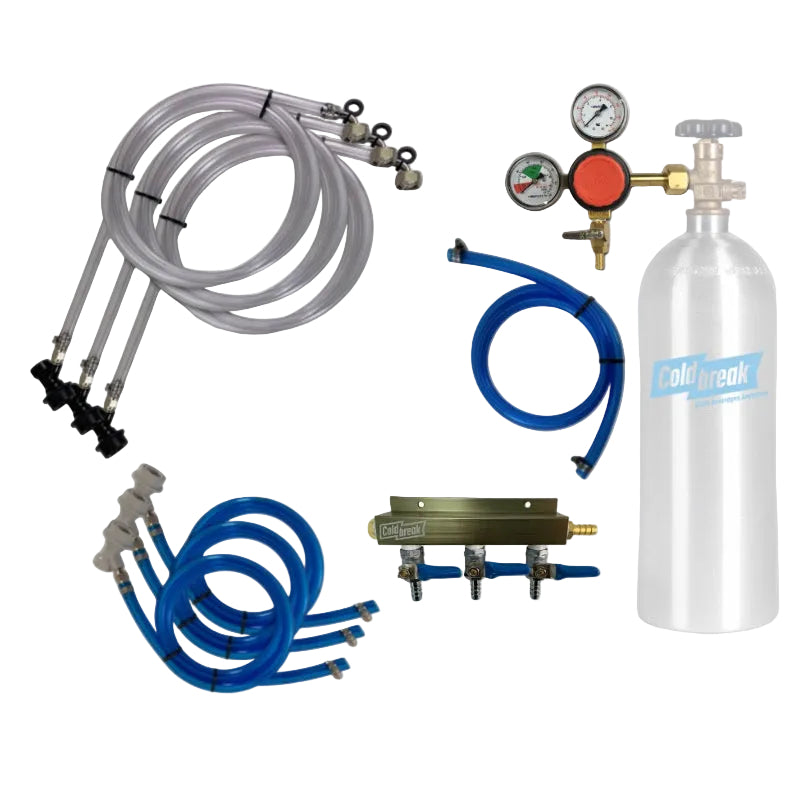 3-Tap CO2 Ball Lock Kit