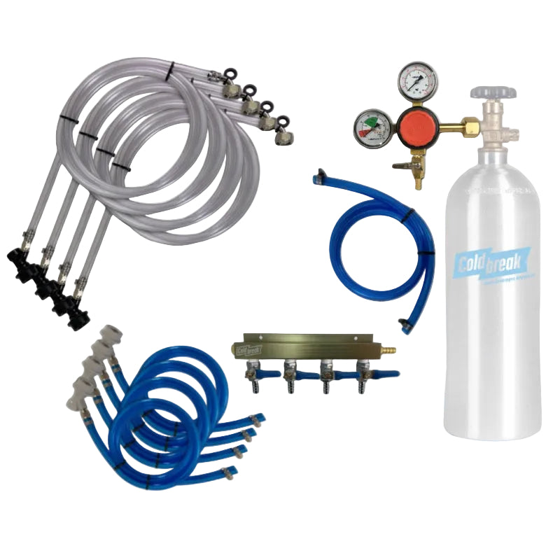 4-Tap CO2 Ball Lock Kit