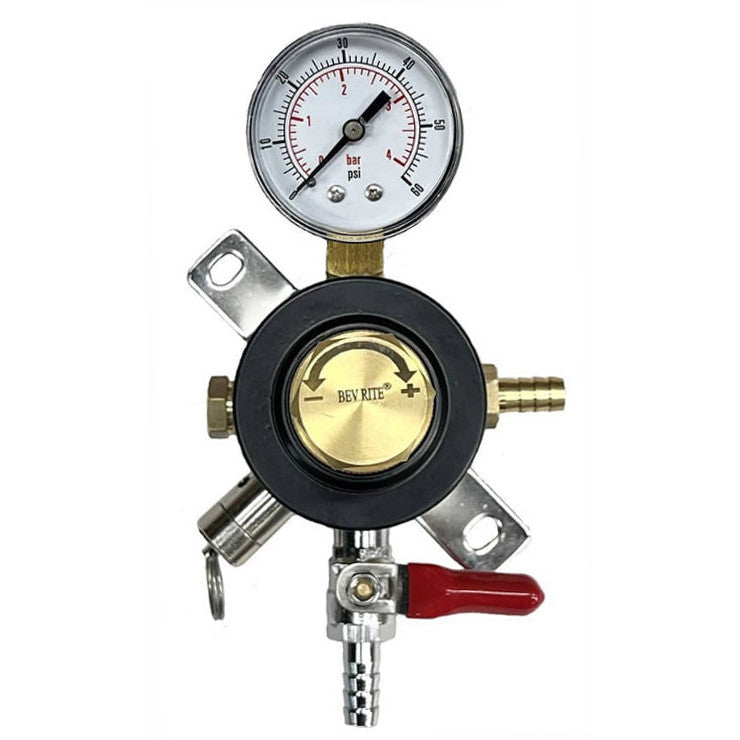 Bev Rite Secondary CO2 regulator, 5/16" Barb, 60lb