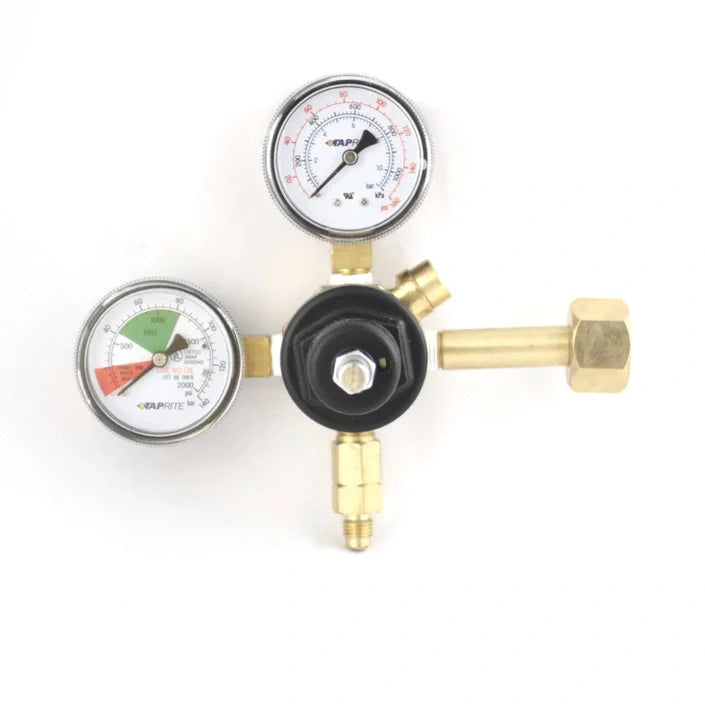 Co2 primary soda regulator cga320 in 1/4" flare outlet with check, Taprite