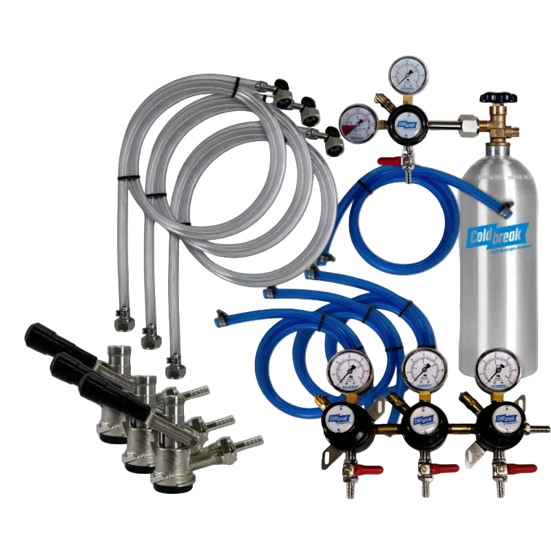 3-Tap Premium CO2 Dispensing Kit