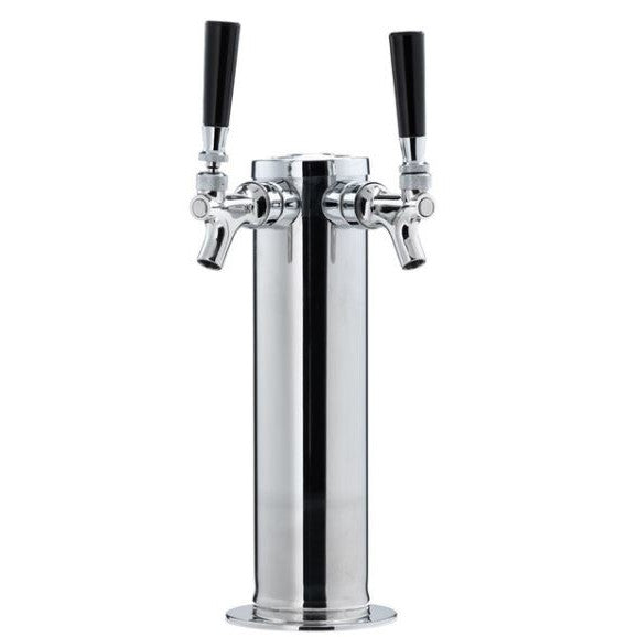 Double Faucet - All SS304 Contact 3" Column Tower