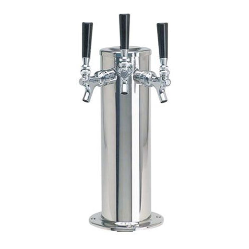 Triple Faucet  - All SS304 Contact 4" Column Tower
